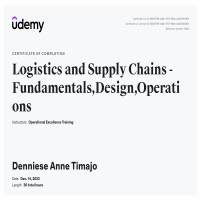 Logistics & Supply Chains - Fundamentals, Design