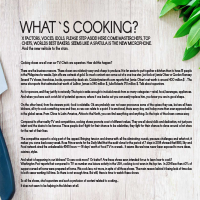 What`s cooking?