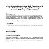 Regulatory Risk Assessment for Setting Up Crypto Exchange
