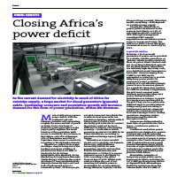 Closing Africa’s power deficit
