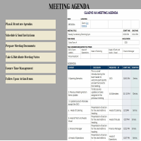 Structured Agenda for Productive Meeting
