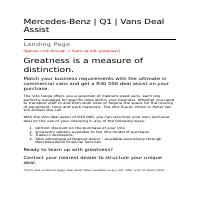 Mercedes-Benz Direct Response Campaign