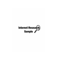 Internet Research Sample