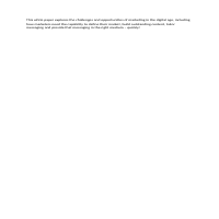 White Paper on Digital Marketing 