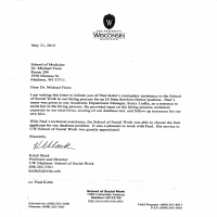 UW Thank You letter
