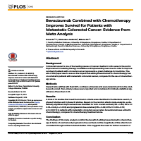 PLoS ONE - Published meta-analysis