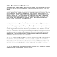 Travel Article