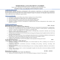 RESUME WRITING