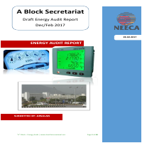 Draft Energy Audit Report Secretariat Bloack Islamabad