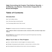 Ad Copy That Turns Attention Into Revenue