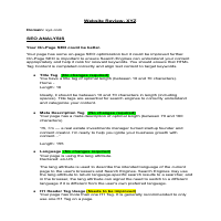 Website Review