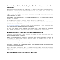 Online Marketing