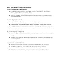 Methodology(Data Analytics)