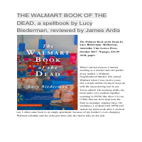 Review: The Walmart Book of the Dead