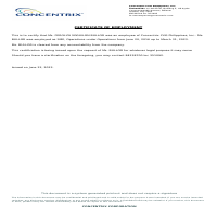 Certificate of Employment 