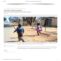 Photos and human interest piece