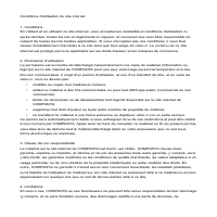 English to French Terms of Service Translation