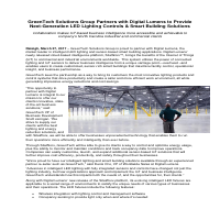 Digital Lumens Press Release
