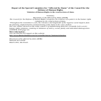 Human Rights violations and dams 