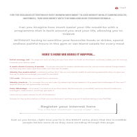 Weight loss, health and fitness coaching - sales copy