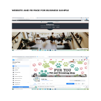 Creating websites and FB page