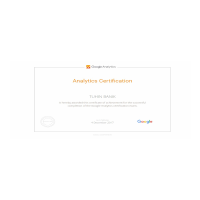 Google certified in Analytics