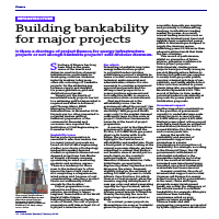 Building bankability for major projects