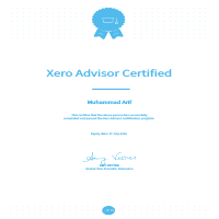 Xero Adviser certified
