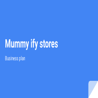 BUSINESS PLAN FOR A START UP