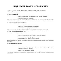 sql report