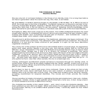 Crisis of Indian identity