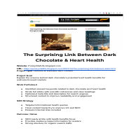 How dark chocolate can benefit heart health