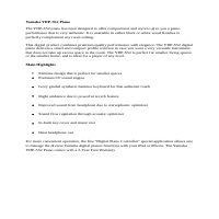 Yamaha YDP-S52 Piano Review