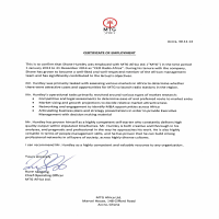 MTG Africa COO Reference