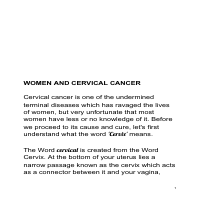 Women and cervical cancer 