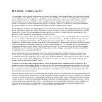 Blog article
