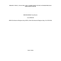 Bio-ethanol Production, Analysis and Combus