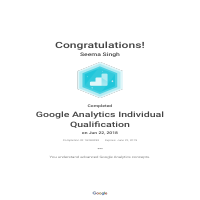 Google Analytics Certified