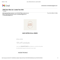 Shopify Email Campaign