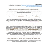 Translation Sample (English to Spanish)