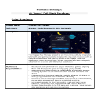 Project screenshots