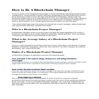 Blockchain 101