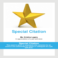 Special Citation Award