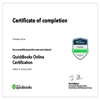 QuicBooks Online pro-advisor certification
