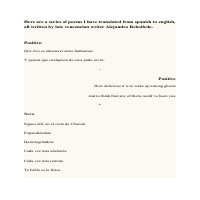 Translated poetry