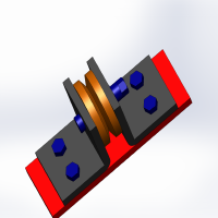 Wheel Supporter in Solidworks