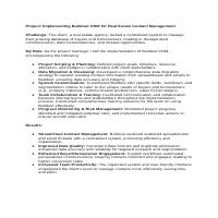 Implementing Buildout CRM 
