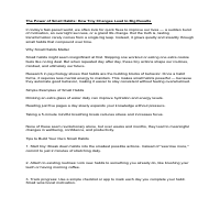 Self Development Article 