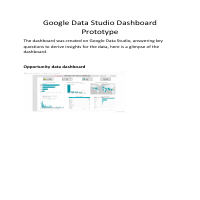Dashboard Design