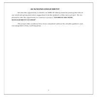 Software Engineering Project Report